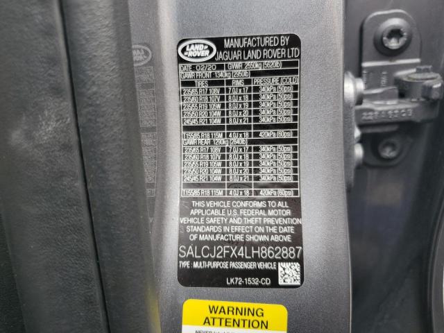 Photo 14 from auction – 2020 LAND ROVER DISCOVERY with VIN SALCJ2FX4LH862887