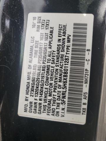 Photo 14 from auction – 2011 HONDA ODYSSEY EX with VIN 5FNRL5H6XBB011287