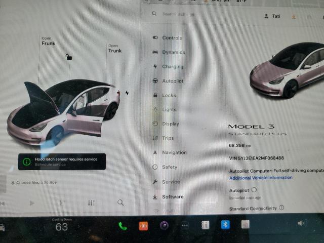 Photo 9 from auction – 2021 TESLA MODEL 3 with VIN 5YJ3E1EA2MF068488