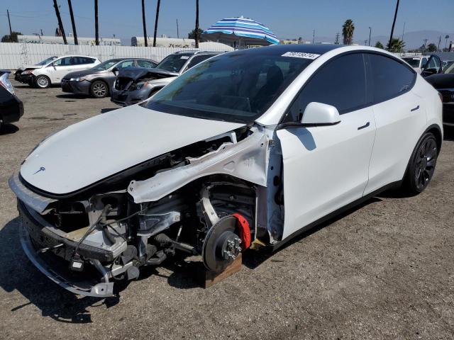Снимка 1 от търг – 2022 TESLA MODEL Y с VIN 7SAYGDEF0NF394002