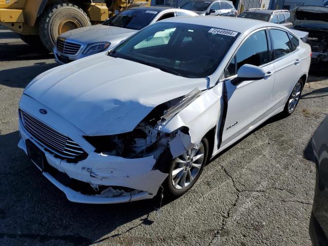 FORD FUSION SE 2017 with VIN 3FA6P0LU6HR323426 - Photo from auction