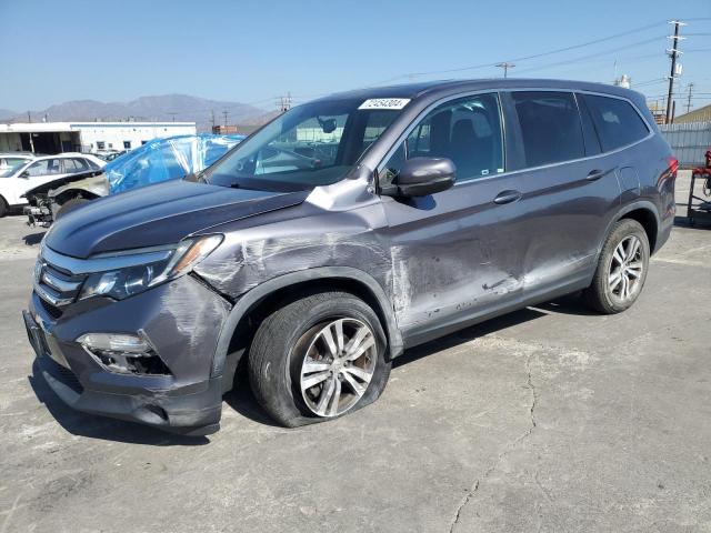 HONDA PILOT EXLN 2017 with VIN 5FNYF5H77HB041156 - Photo from auction