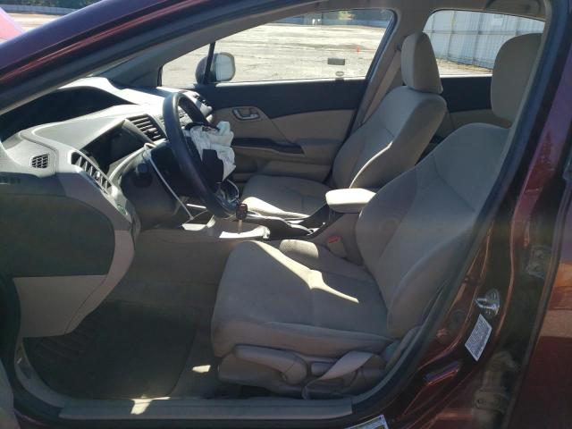 Photo 7 from auction – 2012 HONDA CIVIC LX with VIN 19XFB2F50CE357306