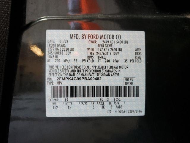 Photo 14 from auction – 2023 FORD EDGE SE with VIN 2FMPK4G99PBA09482