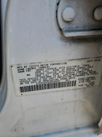 Photo 14 from auction – 2002 TOYOTA RAV4 with VIN JTEHH20V526055297