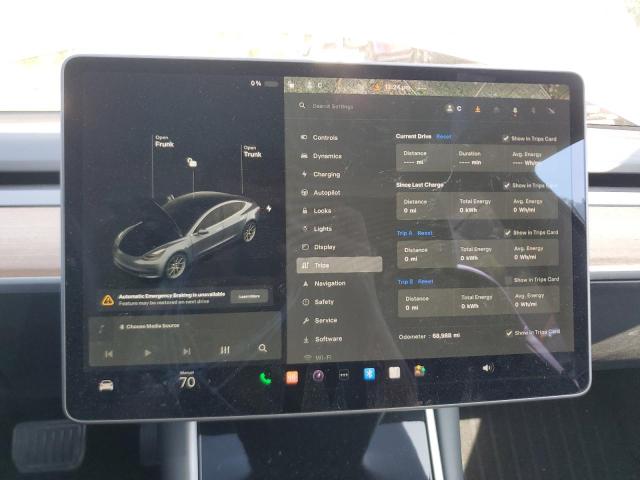 Photo 9 from auction – 2020 TESLA MODEL 3 with VIN 5YJ3E1EB9LF782934
