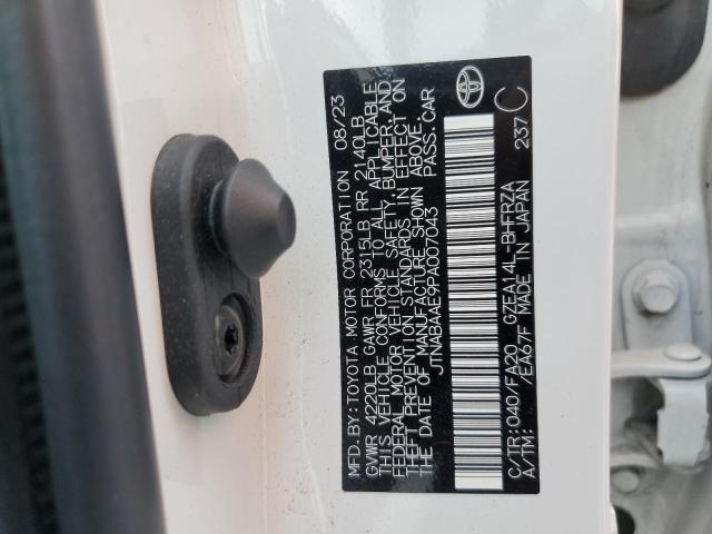 Photo 14 from auction – 2023 TOYOTA GR COROLLA with VIN JTNABAAE9PA007043