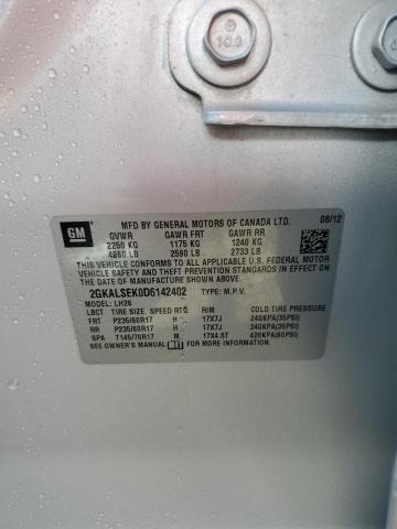 Photo 14 from auction – 2013 GMC TERRAIN SL with VIN 2GKALSEK0D6142402