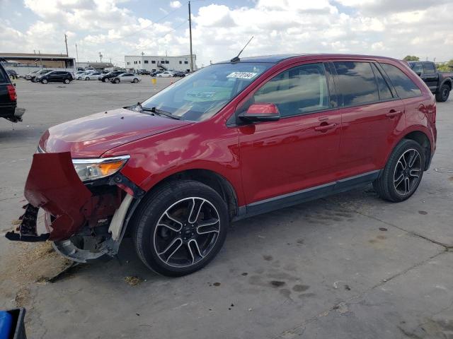 FORD EDGE SEL 2013 with VIN 2FMDK3JC6DBE32677 - Photo from auction
