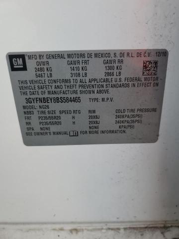 Photo 14 from auction – 2011 CADILLAC SRX PERFOR with VIN 3GYFNBEY8BS584465