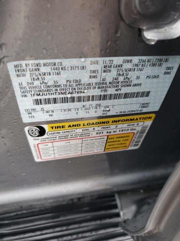 Photo 14 from auction – 2022 FORD EXPEDITION with VIN 1FMJU1HT3NEA67694