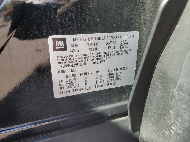 Photo 14 from auction – 2021 CHEVROLET TRAILBLAZE with VIN KL79MRSL2MB115391