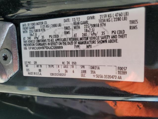 Photo 14 from auction – 2013 FORD ESCAPE SEL with VIN 1FMCU0H97DUC08889