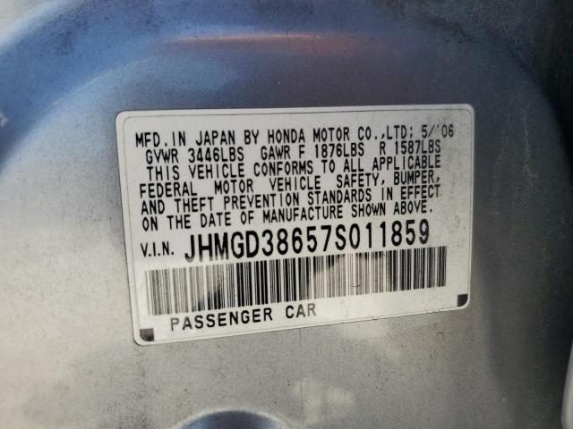 Photo 14 from auction – 2007 HONDA FIT S with VIN JHMGD38657S011859