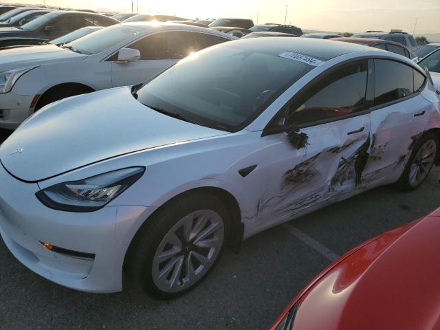 TESLA MODEL 3 2022 with VIN 5YJ3E1EA6NF257744 - Photo from auction