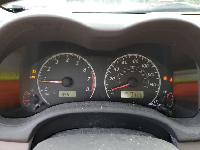 Photo 9 from auction – 2009 TOYOTA COROLLA BA with VIN 2T1BU40E39C103853