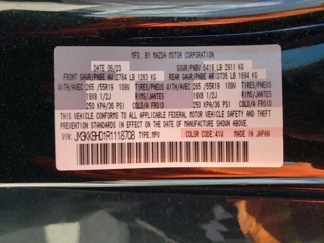 Photo 14 from auction – 2024 MAZDA CX-90 PREF with VIN JM3KKBHD1R1118708
