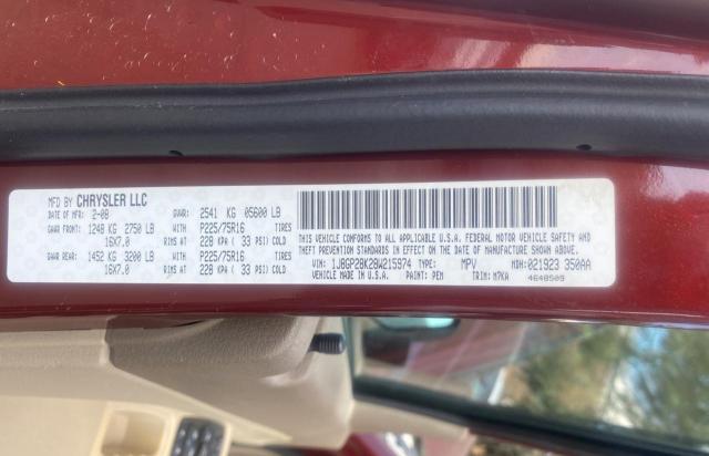 Photo 10 from auction – 2008 JEEP LIBERTY SP with VIN 1J8GP28K28W215974
