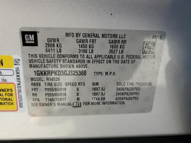 Photo 14 from auction – 2016 GMC ACADIA SLE with VIN 1GKKRPKD3GJ325368