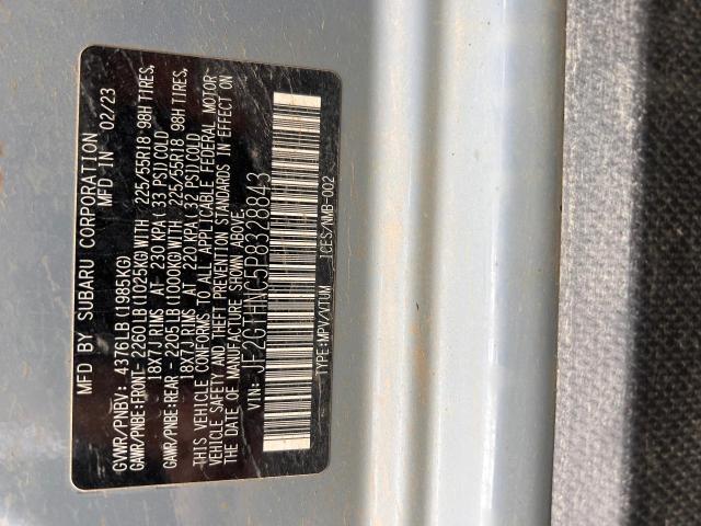 Photo 9 from auction – 2023 SUBARU CROSSTREK with VIN JF2GTHNC5P8328843