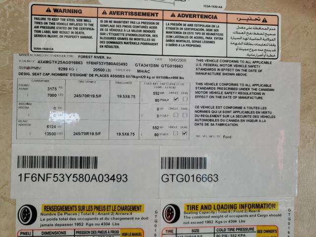 Photo 10 from auction – 2010 WILDWOOD GEORG341DS with VIN 1F6NF53Y580A03493