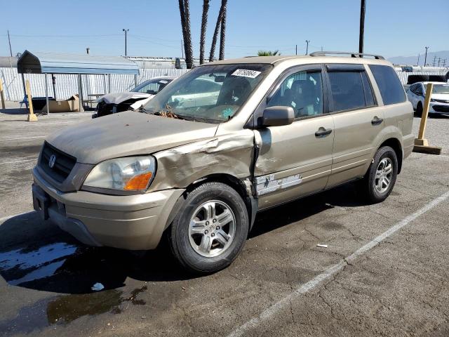 HONDA PILOT EX 2004 with VIN 2HKYF18494H605528 - Photo from auction