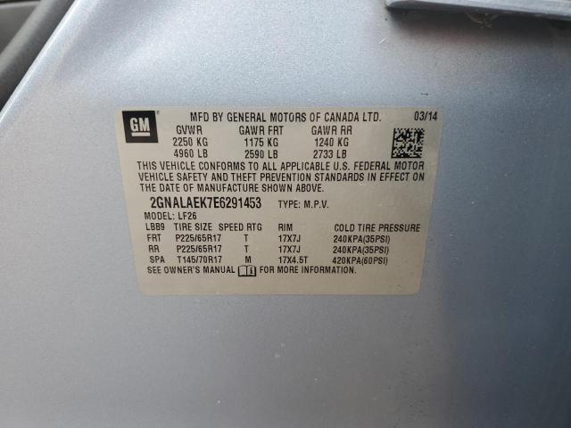 Photo 14 from auction – 2014 CHEVROLET EQUINOX LS with VIN 2GNALAEK7E6291453