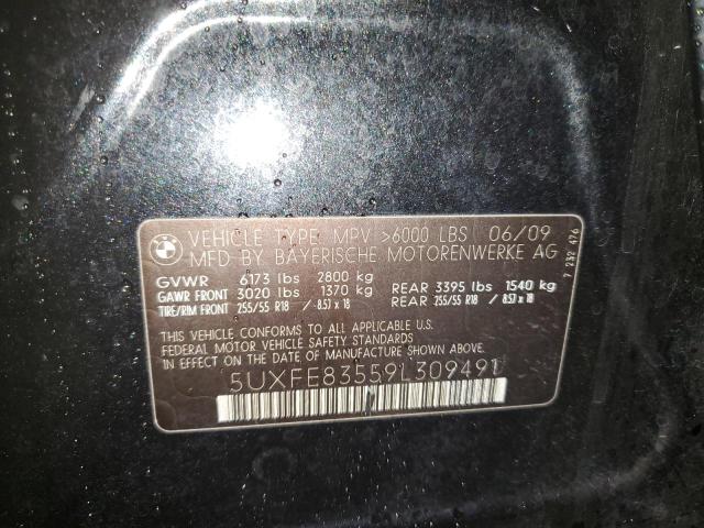 Photo 14 from auction – 2009 BMW X5 XDRIVE4 with VIN 5UXFE83559L309491