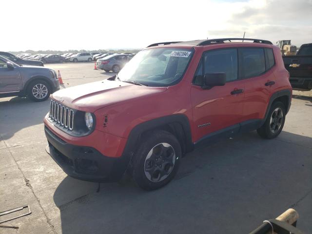 JEEP RENEGADE S 2017 with VIN ZACCJAAB7HPE60973 - Photo from auction