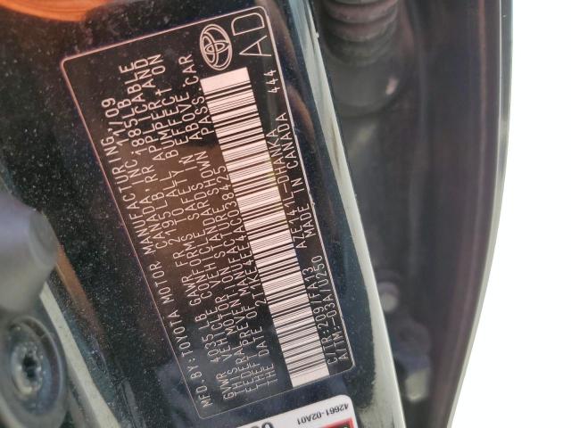 Photo 14 from auction – 2010 TOYOTA COROLLA MA with VIN 2T1KE4EE4AC038425