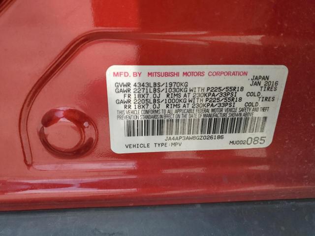 Photo 14 from auction – 2016 MITSUBISHI OUTLANDER with VIN JA4AP3AW8GZ026186