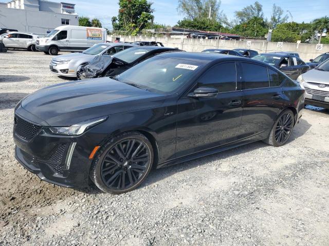 CADILLAC CT5-V 2022 with VIN 1G6DR5RW7N0128080 - Photo from auction