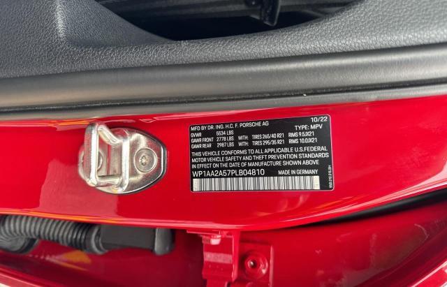 Photo 10 from auction – 2023 PORSCHE MACAN BASE with VIN WP1AA2A57PLB04810