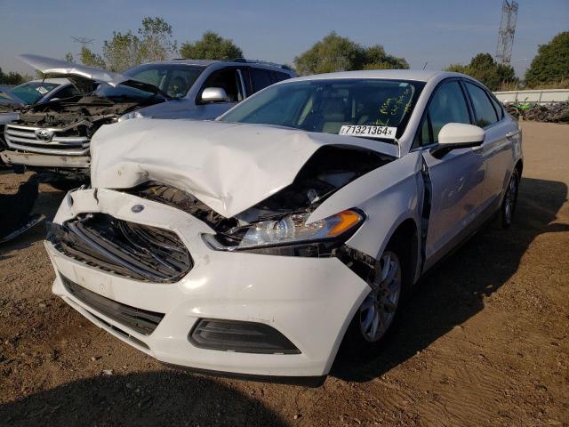 FORD FUSION S 2016 with VIN 3FA6P0G77GR378552 - Photo from auction