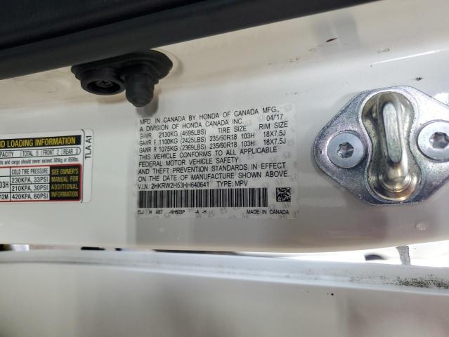 Photo 14 from auction – 2017 HONDA CR-V EX with VIN 2HKRW2H53HH640641