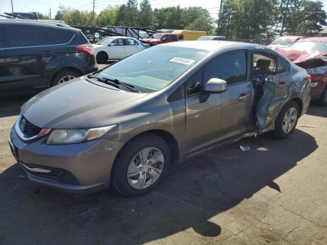 HONDA CIVIC LX 2013 with VIN 19XFB2F53DE069345 - Photo from auction