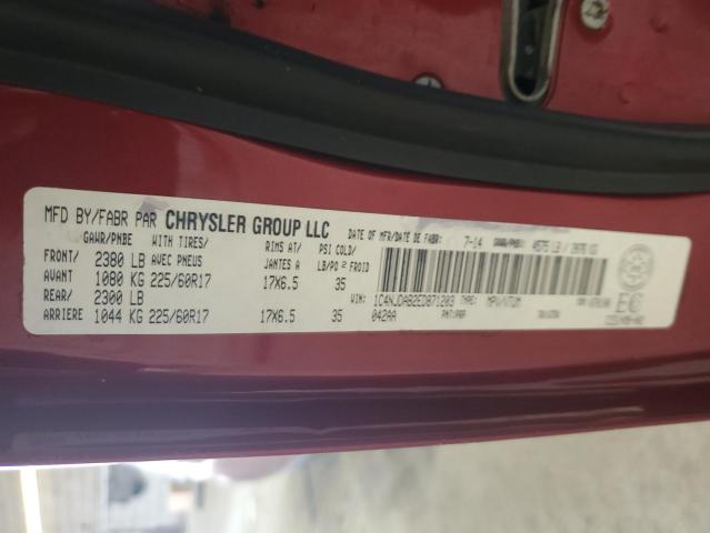 Photo 14 from auction – 2014 JEEP COMPASS SP with VIN 1C4NJDAB2ED871203
