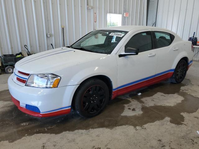 DODGE AVENGER SE 2012 with VIN 1C3CDZAB1CN310532 - Photo from auction