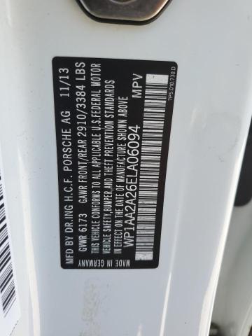 Photo 14 from auction – 2014 PORSCHE CAYENNE with VIN WP1AA2A26ELA06094