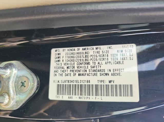 Photo 10 from auction – 2014 ACURA RDX with VIN 5J8TB3H31EL012186