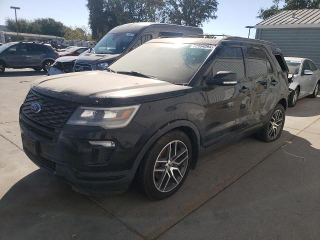 FORD EXPLORER S 2018 with VIN 1FM5K8GT8JGB44012 - Photo from auction