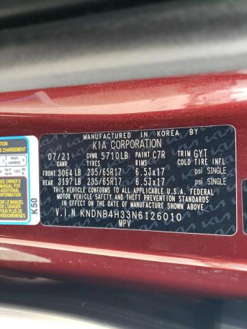 Photo 14 from auction – 2022 KIA CARNIVAL L with VIN KNDNB4H33N6126010