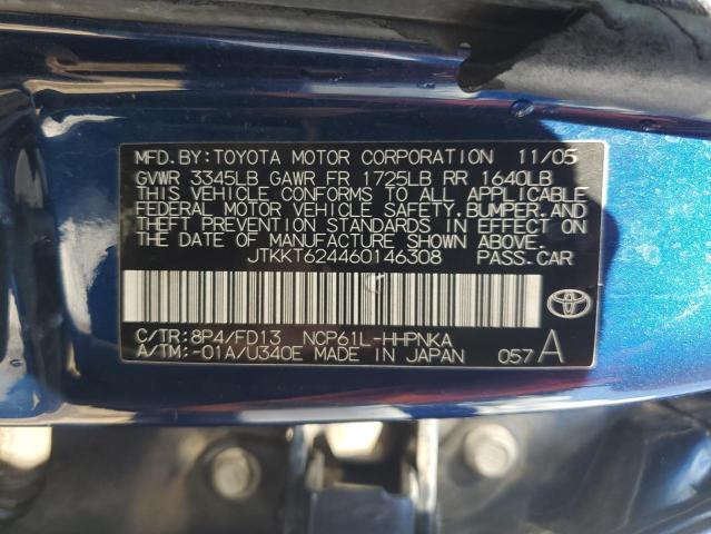Photo 14 from auction – 2006 TOYOTA SCION XA with VIN JTKKT624460146308