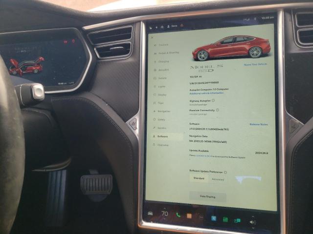 Photo 9 from auction – 2015 TESLA MODEL S with VIN 5YJSA1E24FF119668