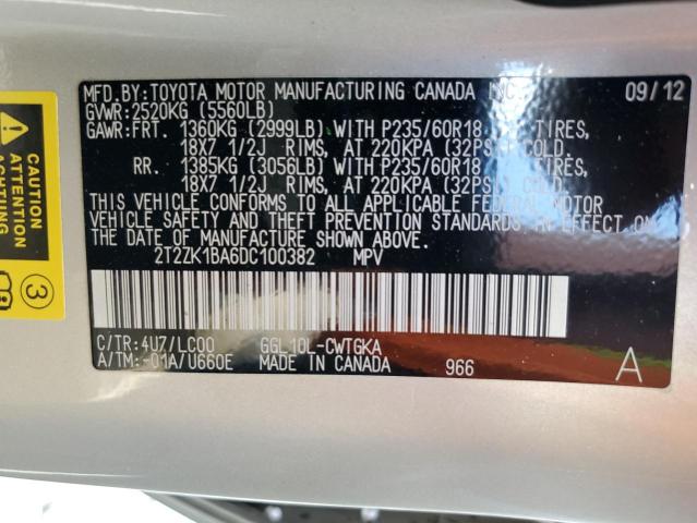صورة رقم 14 من المزاد - 2013 LEXUS RX 350 مع VIN 2T2ZK1BA6DC100382