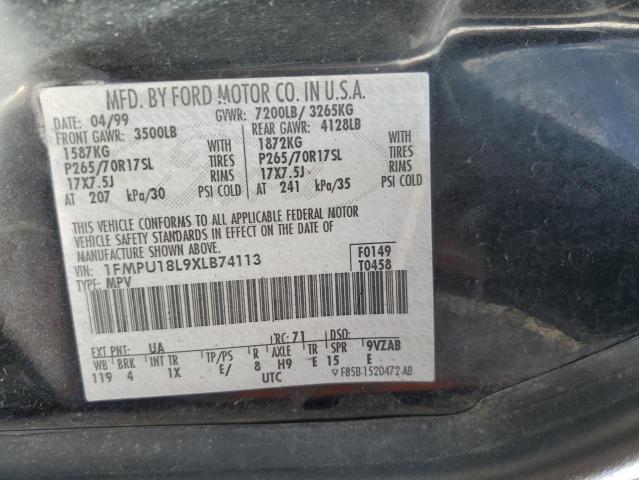 Photo 14 from auction – 1999 FORD EXPEDITION with VIN 1FMPU18L9XLB74113