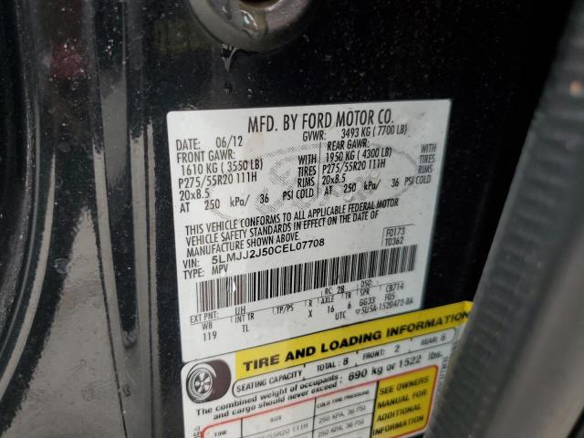 Photo 14 from auction – 2012 LINCOLN NAVIGATOR with VIN 5LMJJ2J50CEL07708
