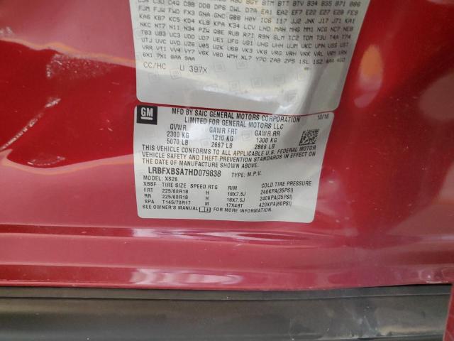 Photo 14 from auction – 2017 BUICK ENVISION E with VIN LRBFXBSA7HD079838