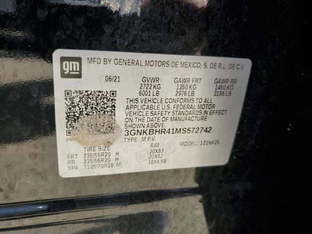 Photo 14 from auction – 2021 CHEVROLET BLAZER 2LT with VIN 3GNKBHR41MS572742