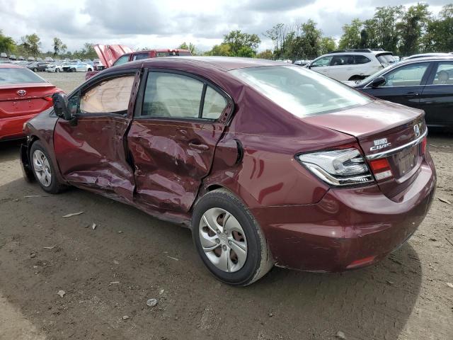 Photo 2 from auction – 2014 HONDA CIVIC LX with VIN 2HGFB2F58EH560081